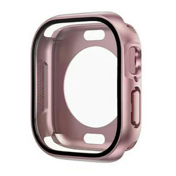 Allytechgroup Screen Protector Case for Apple Watch Series 10 46mm, Full Body Protection Dustproof Anti-Scratch Bumper Drop Proof Case Cover for iWatch Series 10 46mm, Rosegold