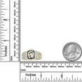 thumbnail image 3 of AVORA 10K Yellow Gold  Simulated Diamond CZ Men's Onyx Horse Fashion Ring  - Size 10.5, 3 of 5
