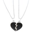 thumbnail image 4 of 1 Pair Temperature Sensing Color Changing Necklace Matching Heart Wing Necklace, 4 of 8