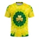 thumbnail image 1 of Xuyuer Women's Saint Patrick's Day Printed Round Neck Solid Color Short Sleeve Casual Loose Top, 1 of 8