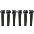 thumbnail image 4 of Acoustic Guitar Pins String Fixing Nail Outdoor Use Black Plastic Guitar Accessories 6Pcs, 4 of 4