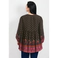 thumbnail image 2 of Avenue Women's Plus Size Cara Blouson Peasant Blouse, 2 of 2