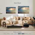 thumbnail image 4 of Elephant Stock Large Sunset Wall Art - Horizontal Canvas Wall Art - Living Room Wall Decor - Beach Canvas - Orange And Teal Decor - 45" x 30", 4 of 8