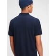 thumbnail image 2 of Camisa Polo para Hombre GAP Stretch Piqué Tapiz Azul Marino Talla M, 2 of 5