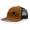 Caramel/Black, variant on Vintage Mesh Trucker Hat - Wild Turkey Embroidered