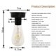 thumbnail image 2 of Solar LED Tungsten Filament Bulb Lamp 2800K Garden Night Light 7cm/8.5cm Fence Lights For Outdoor Lamp Bulb Decorative, 2 of 5