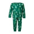 thumbnail image 2 of Family Matching Clothes Christmas Sleepwear  Tree Print Tops Trousers Baby Romper Pajamas Set, 2 of 7