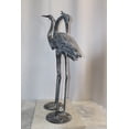 thumbnail image 5 of Aluminum Pair of Decorative Cranes, an Elegant Home Accent 26" x 11" x 48"H, 5 of 11