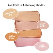 Lottie London Cheeky Glow Liquid Highlighter Wand, Golden Glaze, All Skin Tones, 0.47 fl oz