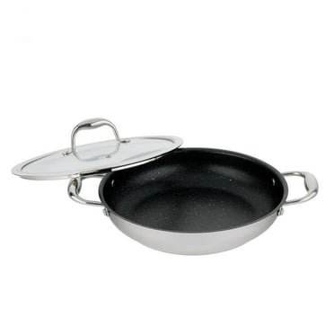Meyer Accolade Stainless Steel 28cm/11&quot; Everyday Pan Non Stick Skillet with cover, Made in Canada