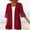 Red, variant on Abomasnow Summer Cardigans for Women Cotton Short Sleeve Cardigan Open Front Shawls Casual Lightweight Beach Cover Ups