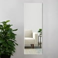 thumbnail image 4 of Full Length Floor Mirror Wall Mounted Rectangle White 65"x22", 4 of 9