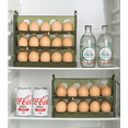 thumbnail image 2 of Soporte para huevos para refrigerador, caja de almacenamiento de huevos para refrigerador, contenedor abatible para bandeja de huevos para refrigerador, 2 of 7