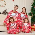 thumbnail image 3 of Conjunto de pijamas navideños familiares a juego, moda de Año Nuevo 2024, estampado de ciervos navideños de dibujos animados rojos, pijamas para niños adultos, mameluco para bebé, ropa para perros, 3 of 4