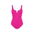 thumbnail image 5 of CHGBMOK Womens One Piece Swimsuit Tummy Control Slimming Color Block Bathing Suit Summer Spaghetti Straps Swimwear, 5 of 6