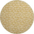 thumbnail image 2 of Addison Rugs Mayfield Premium Machine Washable Transitional Holiday Gold Round Rug, 8' x 8', 2 of 6