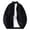 Black, variant on ZUKMRJPC Men's Cardigan Sweater Two Way Zipper Stand Collar Solid Color Casual Sweaters Fall Lightweight Loose Fit Soft Cozy Knit Textured Outwear