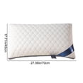 thumbnail image 3 of Orthopedic Support Pillow, Contoured Spine Alignment, Pressure Relief Cushion, Comfortable Sleep Aid, Bed and Back Rest, Posture Correction, 3 of 6