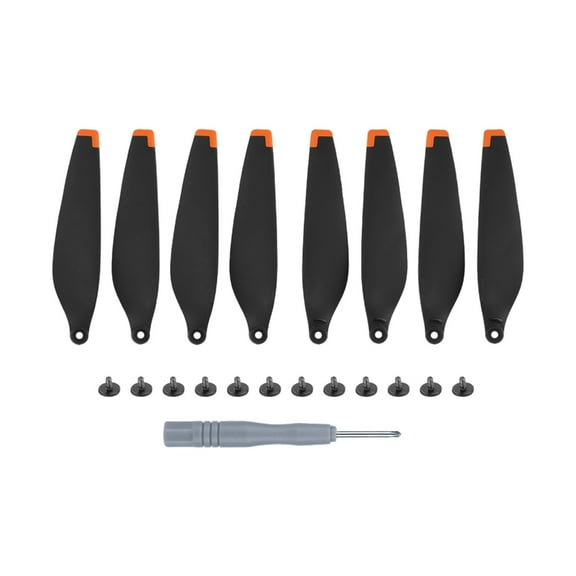 Replacement Propellers Set for 3/4 Drones High Stiffness Carbon Fiber Reinforced Blade Pack of 8