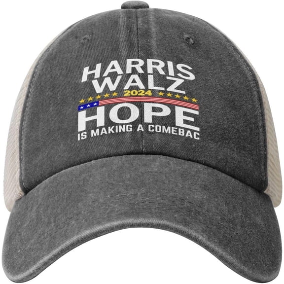 Hope is Making A Come-Back Harris Waltz 2024 Mesh Hat Cowboy Trucker Baseball Cap