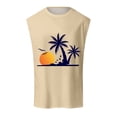 thumbnail image 1 of Men's Summer Fashion Coconut Sunset Vest Design Wind Vest, 1 of 6