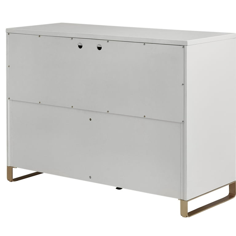 Modrn glam 6 drawer cheap dresser