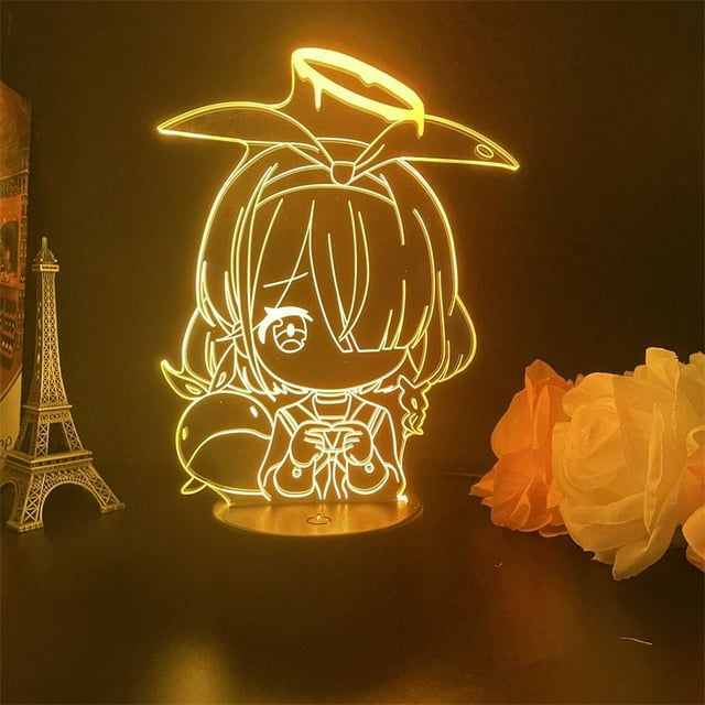 Archivos 3D LED Night Light Blues que cambian de color para niños