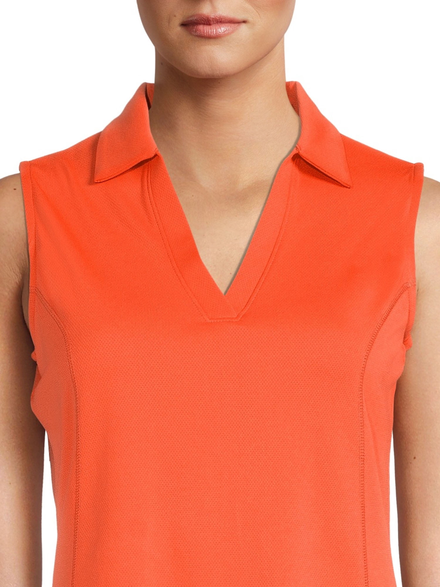 Ben Hogan Women's Sleeveless Performance Polo Shirt with UPF 30, Sizes XS-XXL