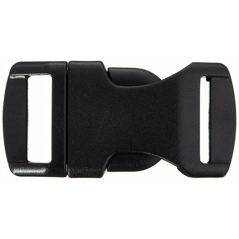 10pcs 10MM Black Inside Diameter Of Contoured Side Release For Paracord  Bracelet Plastic Pet Buckle