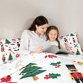 thumbnail image 5 of Homewish Boys Girls Xmas Nutcracker Full Size Comforter Sets 3-Piece,Happy New Year Bedding Comforter Set,Merry Christmas Lightweight Bedding Sets,Luxury Bedroom Decor,Reversible, 5 of 8