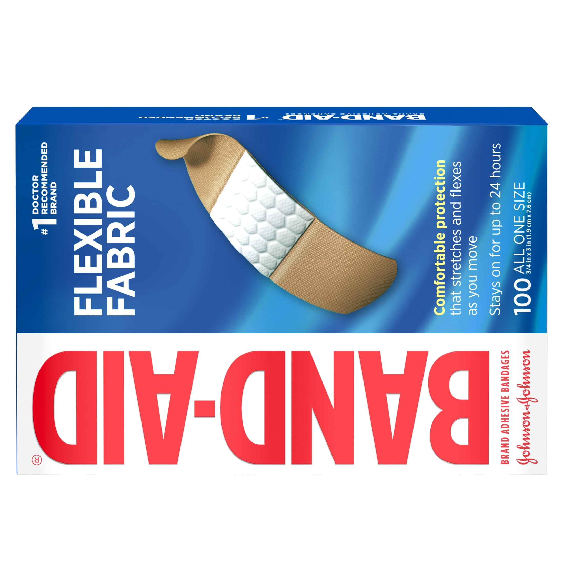 BAND-AID Brand Flexible Fabric Adhesive Bandages