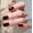 A3, variant on (Buy 2 Get 1 Free)Extra Short Press on Nails 24PCS, Bright Hot Pink Jelly Fall Gel Glue on Nails, Glossy Round Reusable UV Finish Fake Nails Acrylic False Nails Manicure Kits for Women