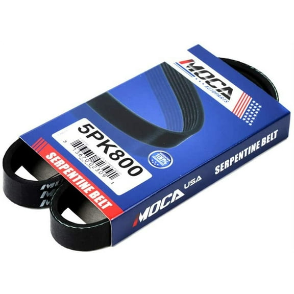 MOCA AUTOPARTS 5PK800 EPDM Serpentine Belt Fits for NISSAN Frontier Xterra 3.3L SOHC 4-door