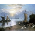 thumbnail image 2 of Turner, Joseph M.W. 14x12 White Modern Wood Framed Museum Art Print Titled - Sun Rising Through Vapor, 2 of 4