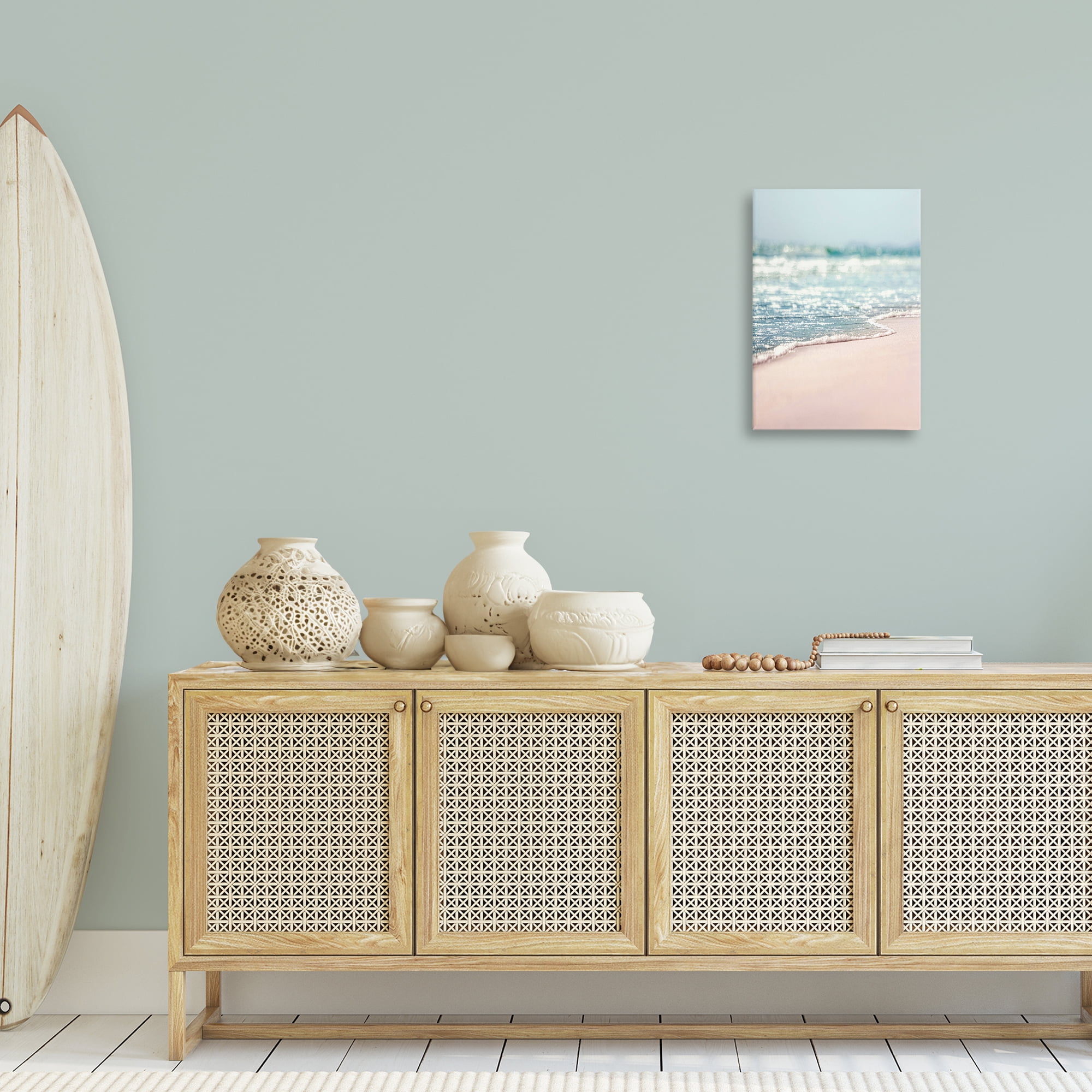 Stupell Industries California Summer Waves Nautical & Beach Photography Wrapped Canvas Art Print Wall Art, 16 x 24