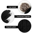 thumbnail image 4 of Loritta 3 Pcs Women Winter Hat and Gloves Sets, Beanies Knit Classic Neck Warmer and Touchscreen Gloves Black, 4 of 6