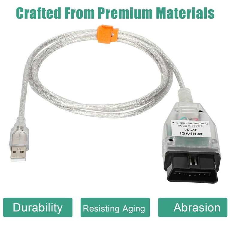 Car Diagnostic Tool PARANNIC Mini VCI J2534 Cable V18.00.008 - Toyota ...