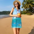 thumbnail image 3 of Disketp Lighthouse Sea Port para Vestido sin Mangas para Mujeres, Vestidos de Verano para Mujeres, Casual y Holgado para la Playa, 3 of 7
