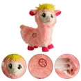 thumbnail image 4 of Funny Booty Shaking Plush Toy With Music Cute Alpaca Robotic Doll Dance For Kids, 4 of 7