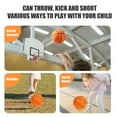 thumbnail image 6 of Silent Basketball for Indoor Training Noiseless Foam Basketball Dribbling Ball Quiet Bounce Basketball for Youth And Adults Basketball Enthusiasts-Orange,18cm, 6 of 9