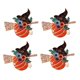 thumbnail image 1 of 4 Piezas de Anillos de Servilleta de Halloween, Porta Servilletas de de Calabaza, Hebillas de Servilleta, Suministros para Fiestas de Halloween, Decoraciones de Mesa, 1 of 5