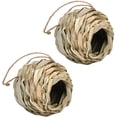 thumbnail image 2 of Nido de pájaros tejido a mano, casas de colibríes para exteriores, casas de colibríes, casa de pájaros, diseño revolucionario, 2 of 8
