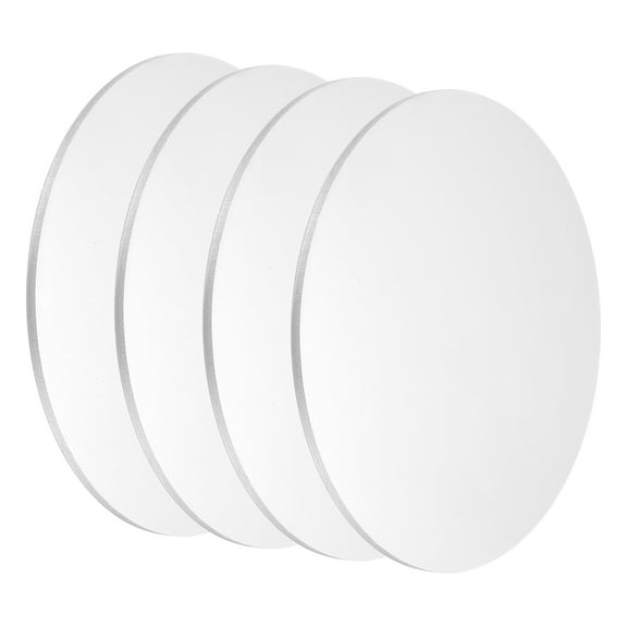 Uxcell 4Pcs Aluminum Disc, 3"(80mm) Diameter 0.06"(1.5mm) Thickness Round Aluminum Sheets 5052 Aluminum Circle Plates for Metal Stamping