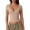 Beige, variant on V Neck Short Sleeve Legging Shirt for Women Double Lined Tee Slim Fit Crop Top Blue M