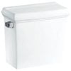 Transolid Avalon Vitreous China Tank Only with Left-Hand Trip Lever, White