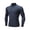 Navy, variant on FAHXNVB Quarter Zip Workout Tops for Men Long Sleeve Mock Neck Shapewear Tops Breathable Athletic Running Stretch Shirts S-XXL