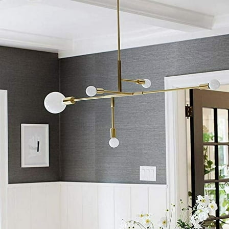 Nauticaz 40W Brass Antique Sputnik Chandeliers Indoor Ceiling Light Lamp