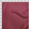 thumbnail image 3 of oneOone Polyester Lycra Carmine Red Fabric Chevron Bandhani Diy Clothing Quilting Fabric Print Fabric By Yard 56 Inch Wide, 3 of 4