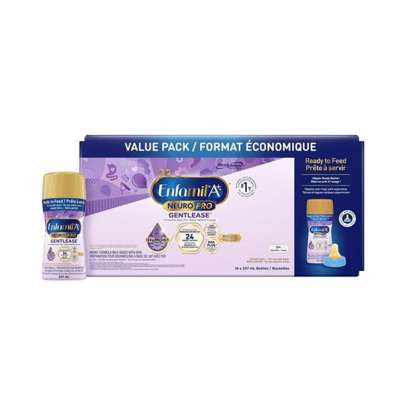 Formule pour bébé A+ NeuroPro Gentlease , prête à nourrir 237ml x 18ct