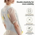 thumbnail image 4 of Unique Bargains Pregnancy Belly Band Maternity Belly Band with Adjustable Straps Belly Bands for Pregnant Women Maternity Belt Gray Medium, 4 of 7